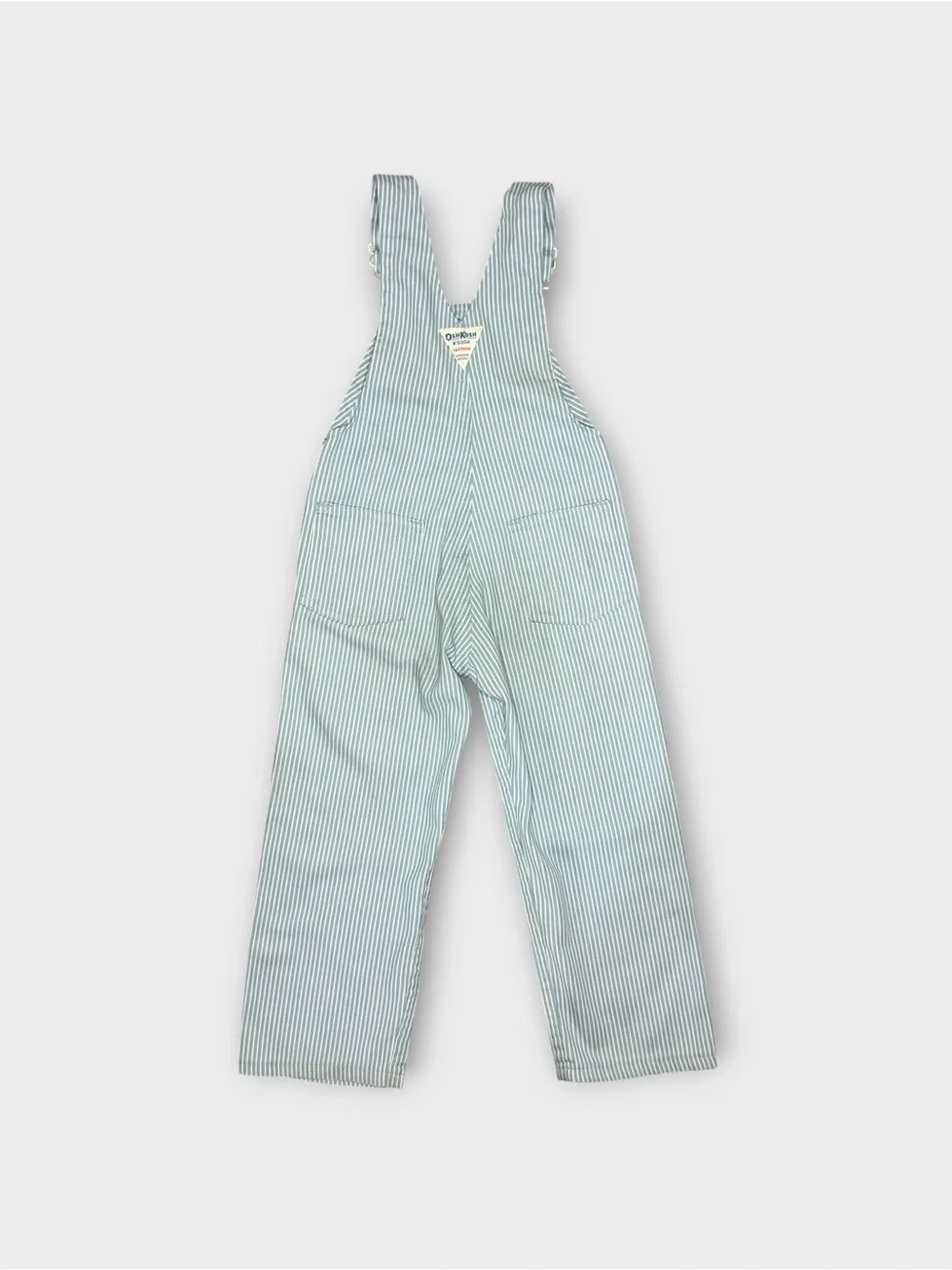 OshKosh B’gosh Light Blue Denim Pinstripe Overalls